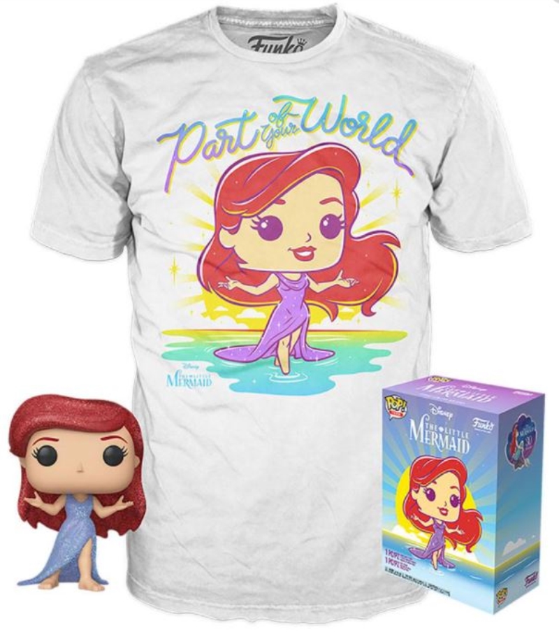 FUNKO ACTION FIGURES FUNKO POP & TEE: ARIEL THE LITTLE MERMAID FUNKO ACTION FIGURES FUNKO POP & TEE: ARIEL THE LITTLE MERMAID